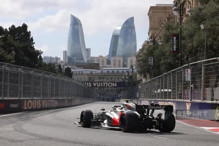 Formula 1 drivers begin third practice at Azerbaijan Grand Prix