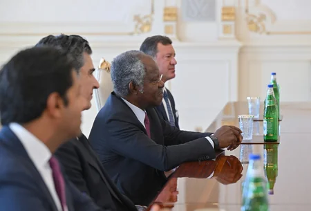 İlham Əliyev Global Infrastructure Partners şirkətinin rəhbərini qəbul edib