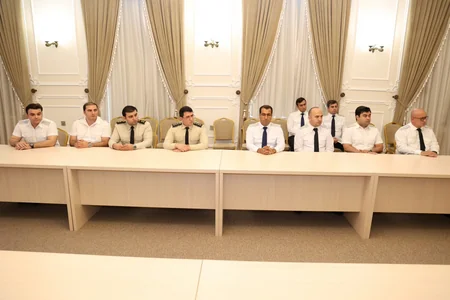 Baş Prokurorluqda şəhid olmuş prokurorluq əməkdaşlarının ailə üzvləri ilə görüş keçirilib