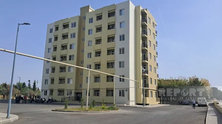 Yevlaxda şəhid ailələri və müharibə ilə əlaqədar əlilliyi olan şəxslərə 50 mənzil verilib