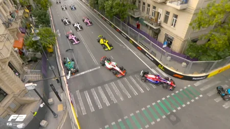 Bakıda keçirilən Formula 2 üzrə Azərbaycan Qran-prisində kütləvi qəza olub - YENİLƏNİB-2