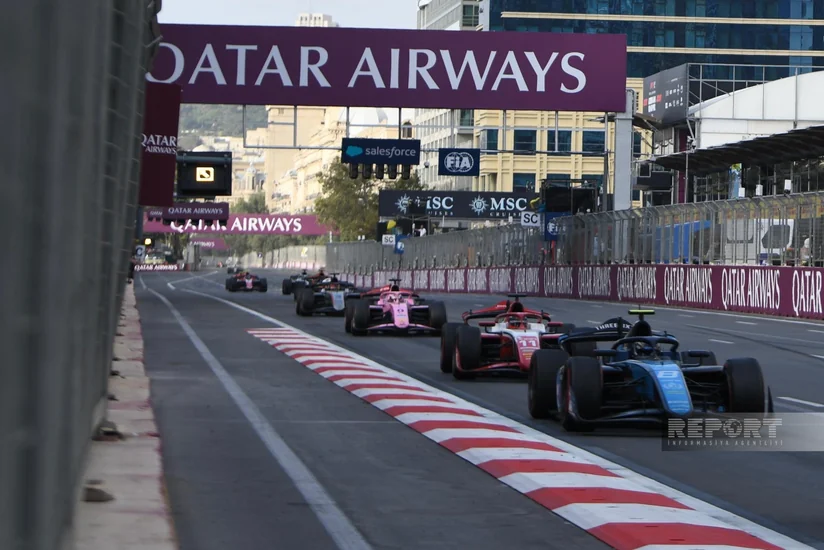 Dino Beganovic wins F2 sprint race at Azerbaijan Grand Prix