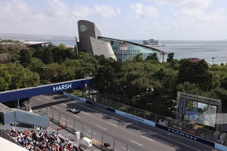 Formula 1 drivers begin third practice at Azerbaijan Grand Prix