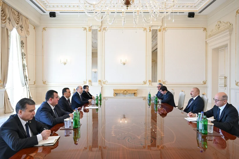 President of Azerbaijan Ilham Aliyev received Prime Minister of Tajikistan