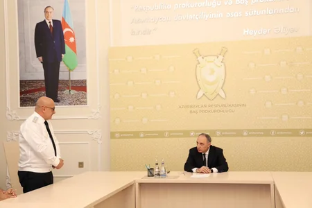 Baş Prokurorluqda şəhid olmuş prokurorluq əməkdaşlarının ailə üzvləri ilə görüş keçirilib