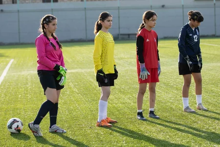 Gəncədə qız qapıçılar üçün seleksiya məşqləri keçirilib