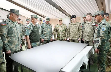 Birliyin Gücü - 2026: Zakir Həsənov təlimin gedişatını izləyib, məruzələri dinləyib