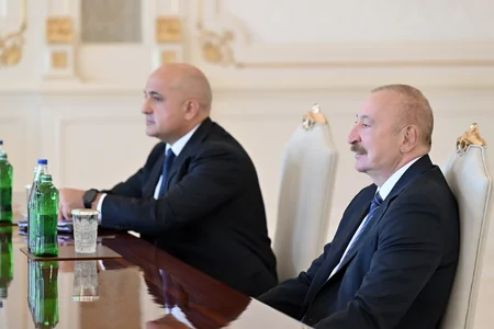 İlham Əliyev Neuberger Berman şirkətinin sədri və baş icraçı direktorunu qəbul edib
