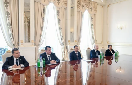 İlham Əliyev Tacikistanın Baş nazirini qəbul edib