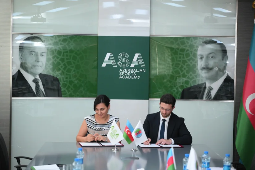 Azərbaycan İdman Akademiyası və Azərbaycan Güləş Federasiyası arasında memorandum imzalanıb