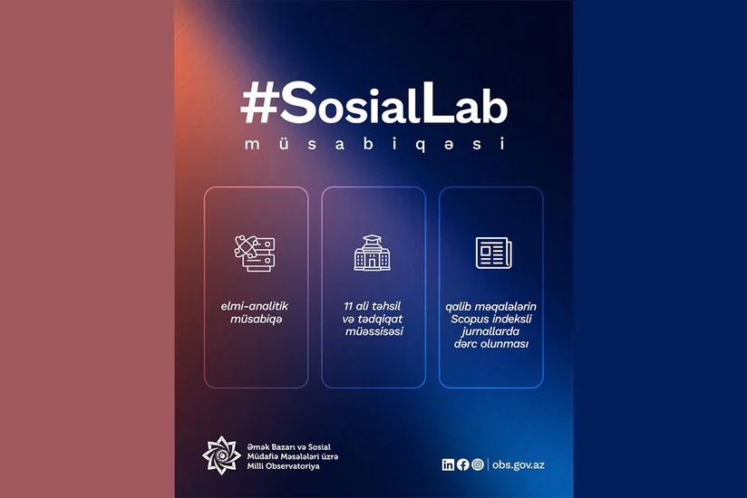 Milli Observatoriya SosialLab elmi-analitik müsabiqəyə start verib