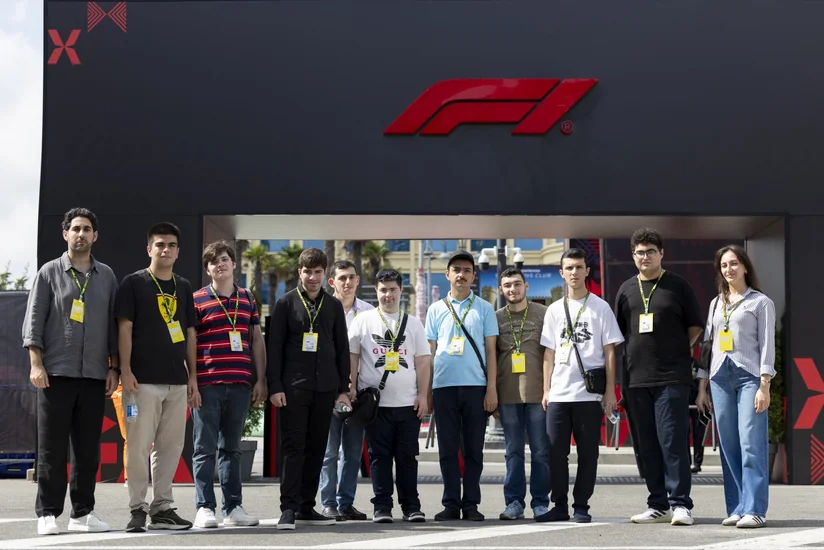Special paddock tour organized for youth with autism at 10th Azerbaijan Grand Prix