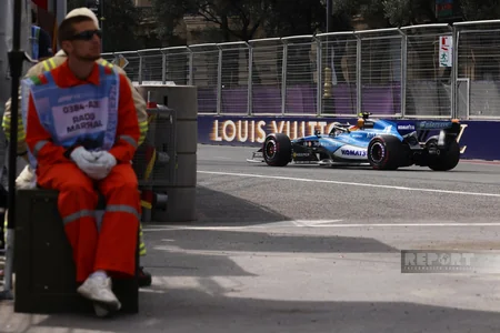 Formula 1 drivers begin third practice at Azerbaijan Grand Prix