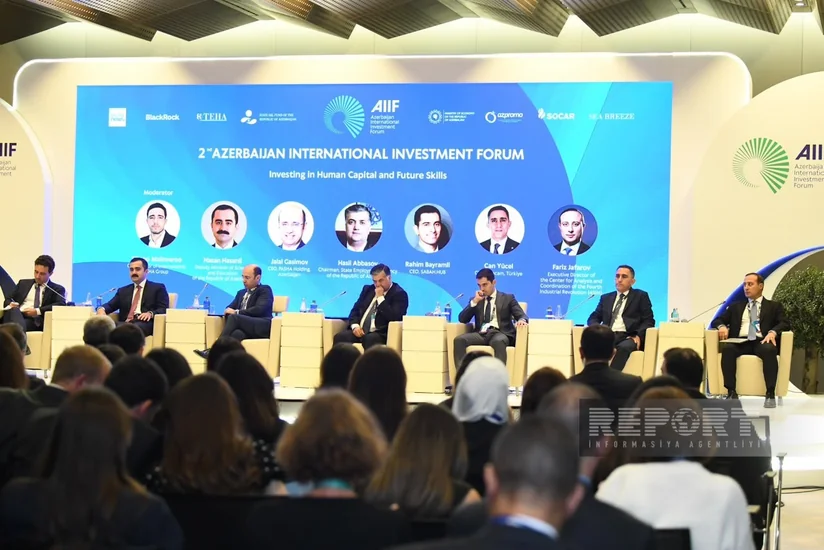 AIIF 2026-da İnsan kapitalına və gələcəyin bacarıqlarına investisiya mövzusunda panel sessiya keçirilib