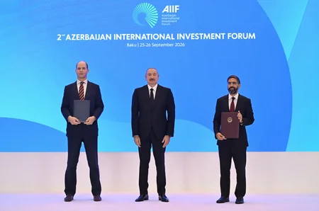 II Azərbaycan Beynəlxalq İnvestisiya Forumunda sənədlər mübadilə edilib
