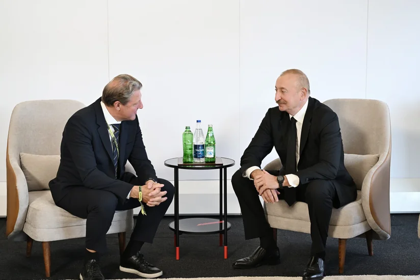 İlham Əliyev Beynəlxalq Xizək və Snoubord Federasiyasının prezidenti ilə görüşüb