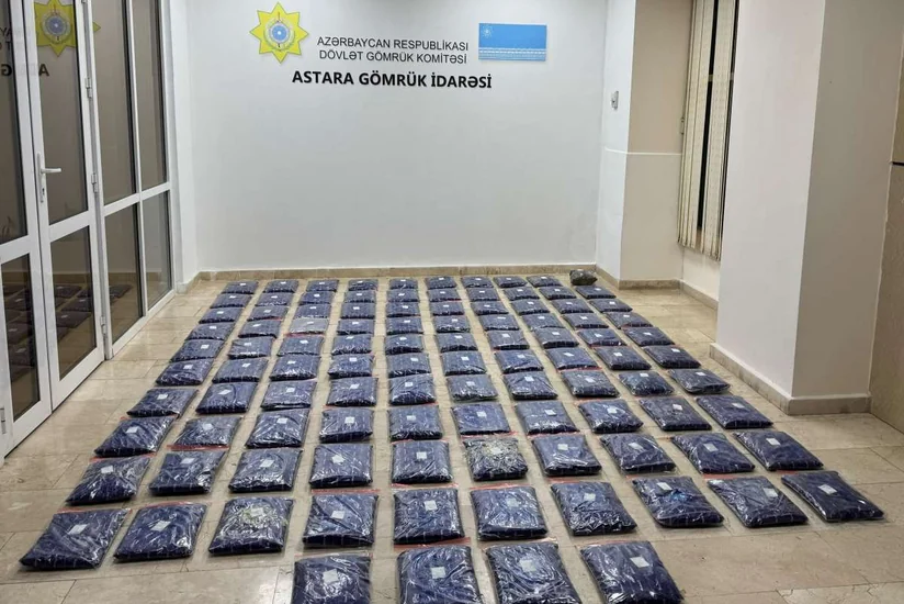 İrandan Rusiyaya 52 kiloqrama yaxın narkotikin keçirilməsinin qarşısı alınıb