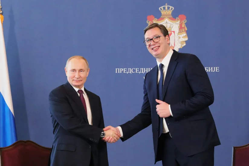 Вучич и Путин обсудили поставку газа в Сербию