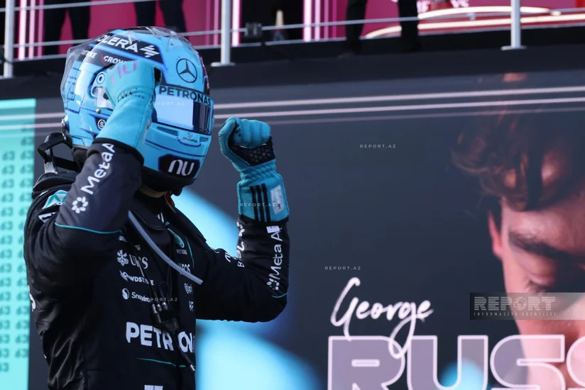 Formula 1: Corc Rassell ilk dəfə Azərbaycan Qran-prisinin qalibi olub - YENİLƏNİB-5