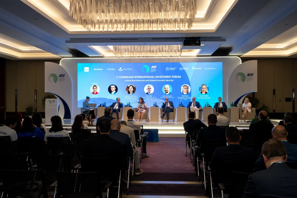 Panel session on 'Critical Raw Materials and Global Economic Security' held at 2nd Azerbaijan International Investment Forum