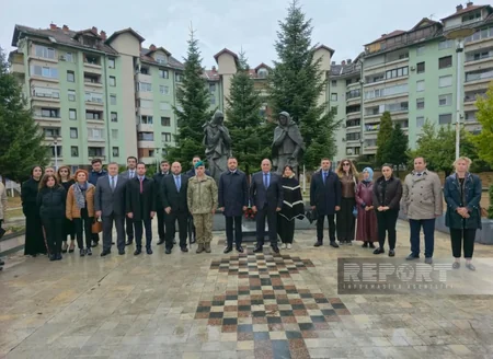 Sarayevoda Vətən müharibəsi şəhidləri anılıb