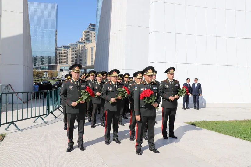Личный состав Госслужбы по мобилизации и призыву на военную службу посетил парк Победы