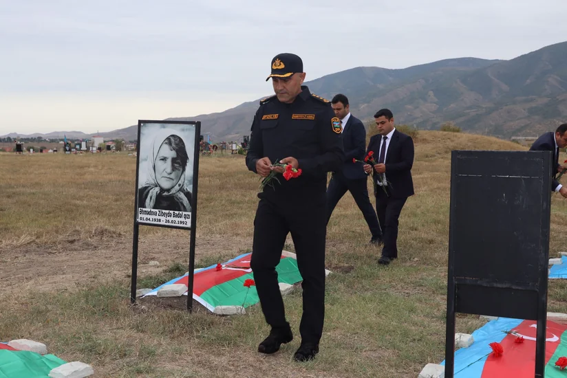 Xocalıda Anım Günü ilə bağlı Şəhidlər xiyabanı ziyarət olunub