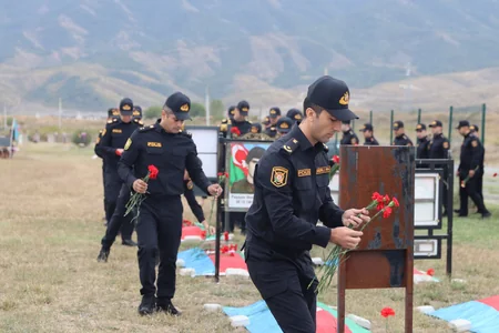 Xocalıda Anım Günü ilə bağlı Şəhidlər xiyabanı ziyarət olunub