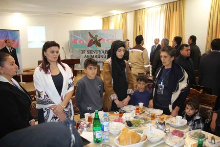 Daşkəsəndə şəhidlərin xatirəsi anılıb, ehsan süfrəsi təşkil olunub