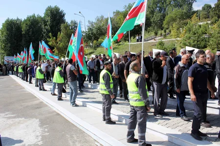 Daşkəsəndə şəhidlərin xatirəsi anılıb, ehsan süfrəsi təşkil olunub