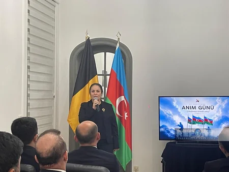 Brüsseldə Anım Günü ilə bağlı tədbir keçirilib