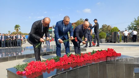Cənub rayonlarında şəhidlərin xatirəsi yad olunub