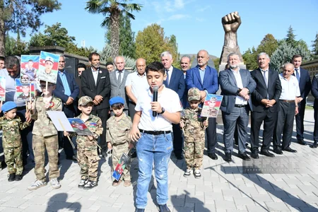 Cənub rayonlarında şəhidlərin xatirəsi yad olunub