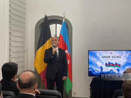 Brüsseldə Anım Günü ilə bağlı tədbir keçirilib