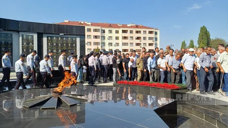 Cənub rayonlarında şəhidlərin xatirəsi yad olunub