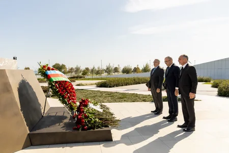 Səhiyyə Nazirliyinin rəhbərliyi Zəfər parkını ziyarət edib
