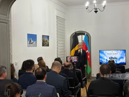 Brüsseldə Anım Günü ilə bağlı tədbir keçirilib
