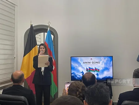 Brüsseldə Anım Günü ilə bağlı tədbir keçirilib