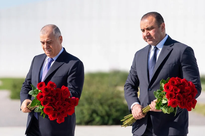 DTX və XKX rəisləri Zəfər parkını ziyarət ediblər