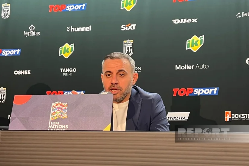Ayxan Abbasov: Litvaya qarşı yüksək səviyyədə mübarizə apardıq