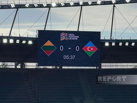 UEFA Millətlər Liqası: Litva - Azərbaycan oyununda ikinci hissə başlayıb - YENİLƏNİB-4