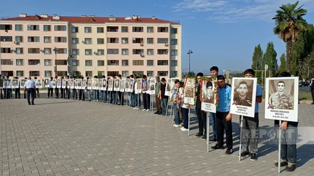 Cənub rayonlarında şəhidlərin xatirəsi yad olunub