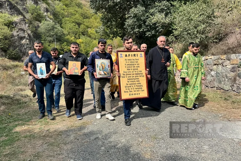 Alban-Udi xristian dini icmasının üzvləri Xudavəng monastırını ziyarət ediblər