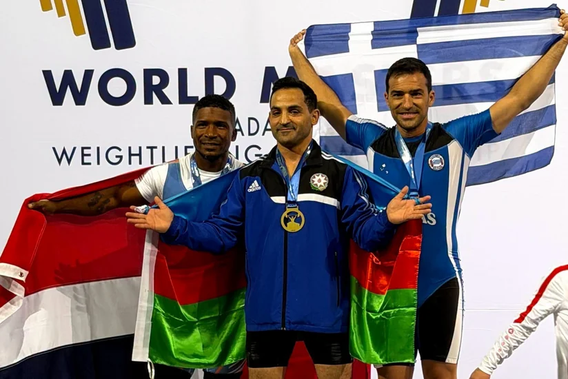 Azərbaycanın usta ağırlıqqaldıranları dünya çempionatında 2 qızıl, 1 gümüş medal qazanıblar