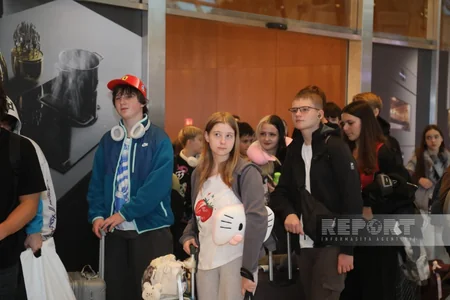 Azerbaijan brings 30 more Ukrainian children for rehabilitation