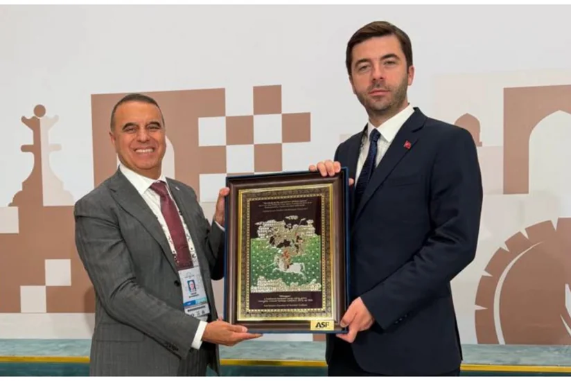 Mahir Məmmədov Enes Efendioğlu ilə şahmat sahəsində əməkdaşlığı müzakirə edib