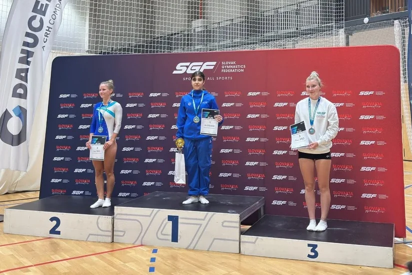 Azərbaycan gimnastları Slovakiyadakı beynəlxalq turnirdə 7 medal qazanıblar