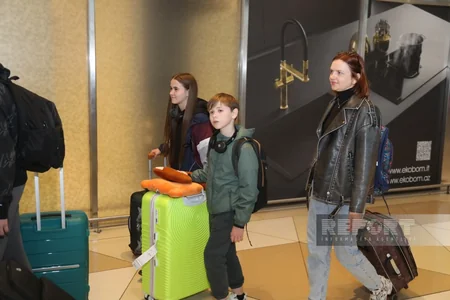 Azerbaijan brings 30 more Ukrainian children for rehabilitation
