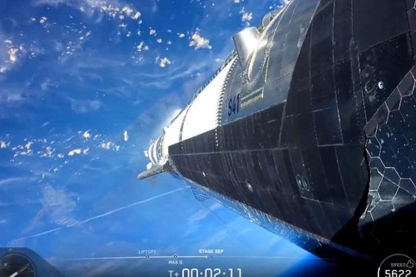 SpaceX впервые выводит на орбиту гигантскую ракету Starship