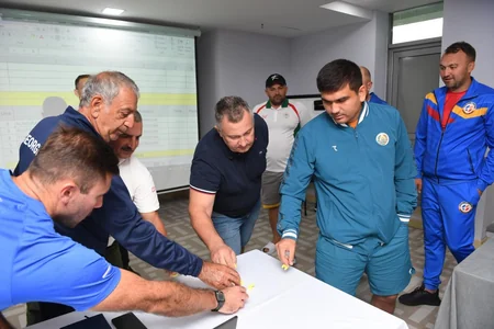 Mingəçevir Reqatası-2026 turnirinin püşkatması olub, yarışdan əvvəl hakimlərin iclası keçirilib